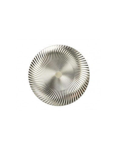Brandani Sottopiatto Vortice Champagne 33 cm per Tavola Natalizia