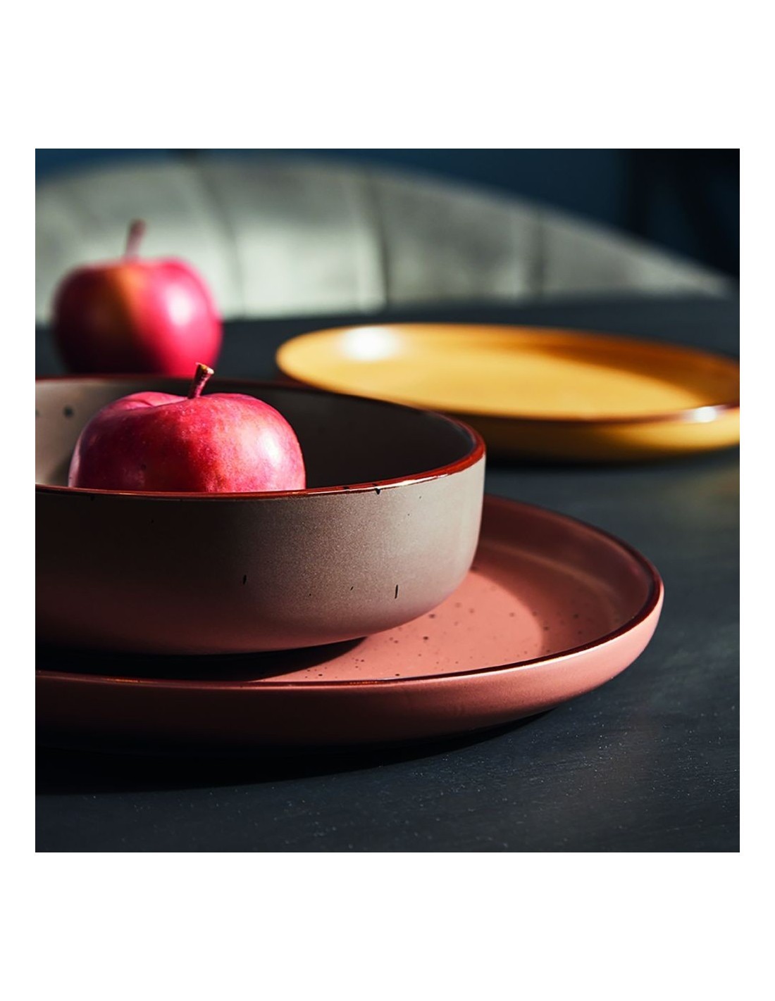 Tognana Bruges Piatto Fondo 18,5 cm Stoneware Mattone – Linea Urban