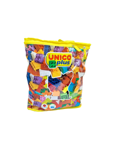 SACCA COSTRUZIONI UNICOPLUS 110PZ  MATTONCINI COLORATI DA COSTRUZUINE