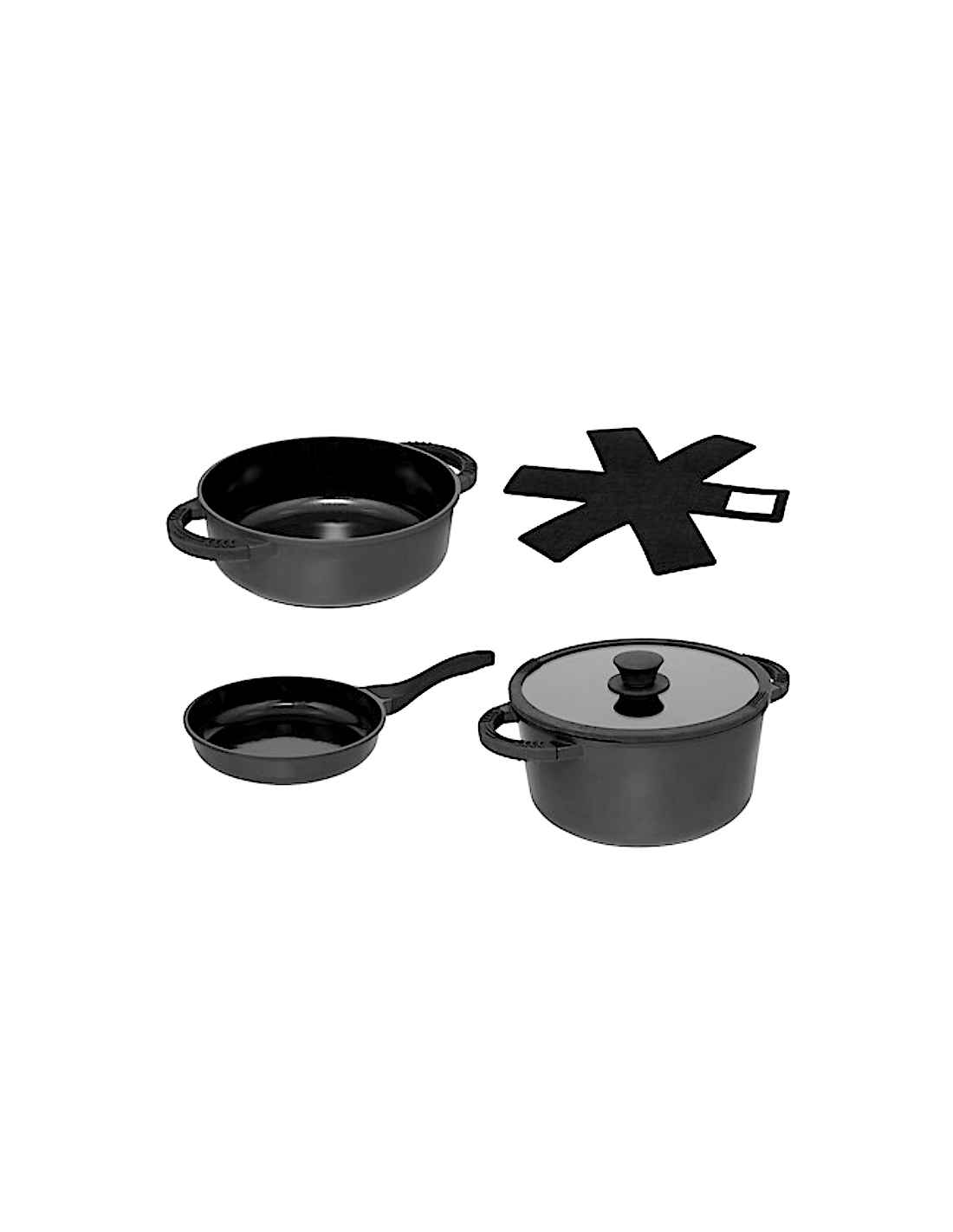 BATTERIA PENTOLE 209612 EVOLUTION ALLUMINIO