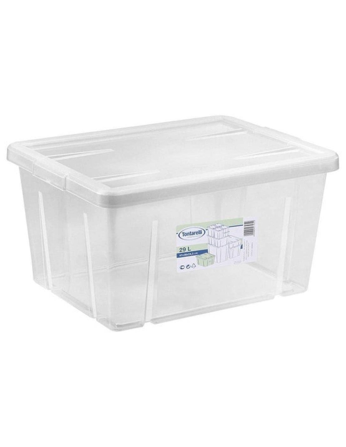 BOX 4321 29L CON COPERCHIO TRASPARENTE su TreG Ingrosso