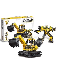 COSTRUZIONI ESCAVATORE TRANSFORMER 465PZ CLICK CLACK 2