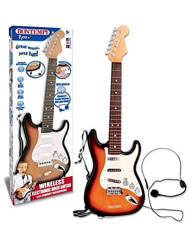 CHITARRA ROCK ELETTRONICA 241320 CON MICROFONO HEADSET
