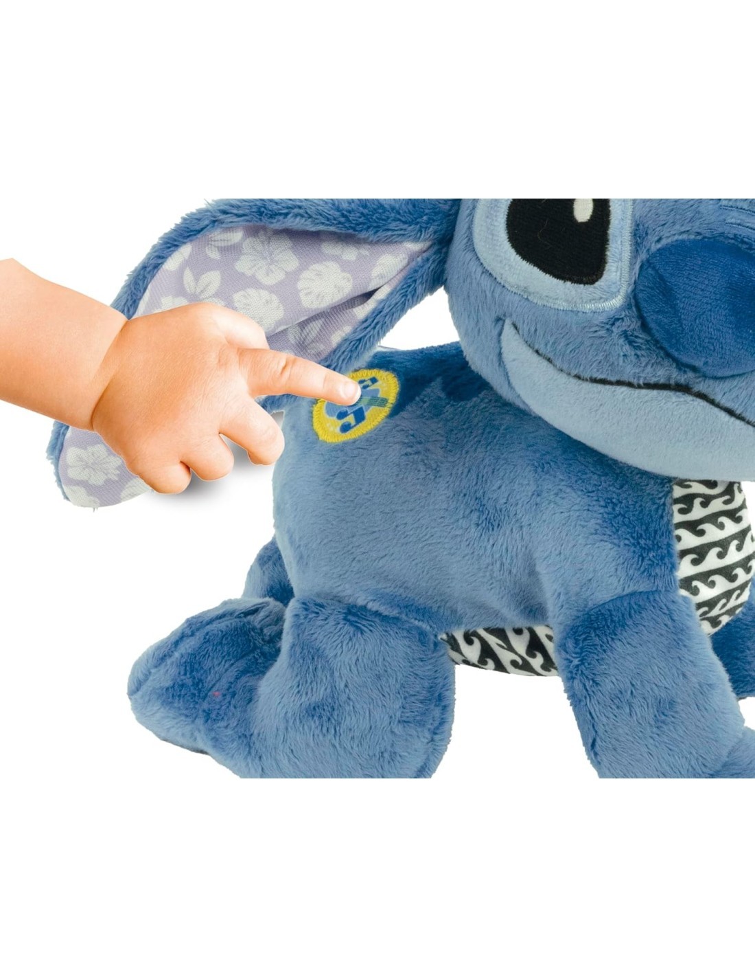 Peluche Interattivo Disney Baby Stitch Gattona con Me – Gioco Educativo 6-36 Mesi