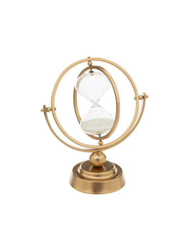 CLESSIDRA 193256 CON SUPPORTO DORATO H25CM