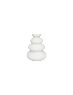 Vaso Olme Design in Ceramica Sabbiata Bianco – Altezza 20 cm 2