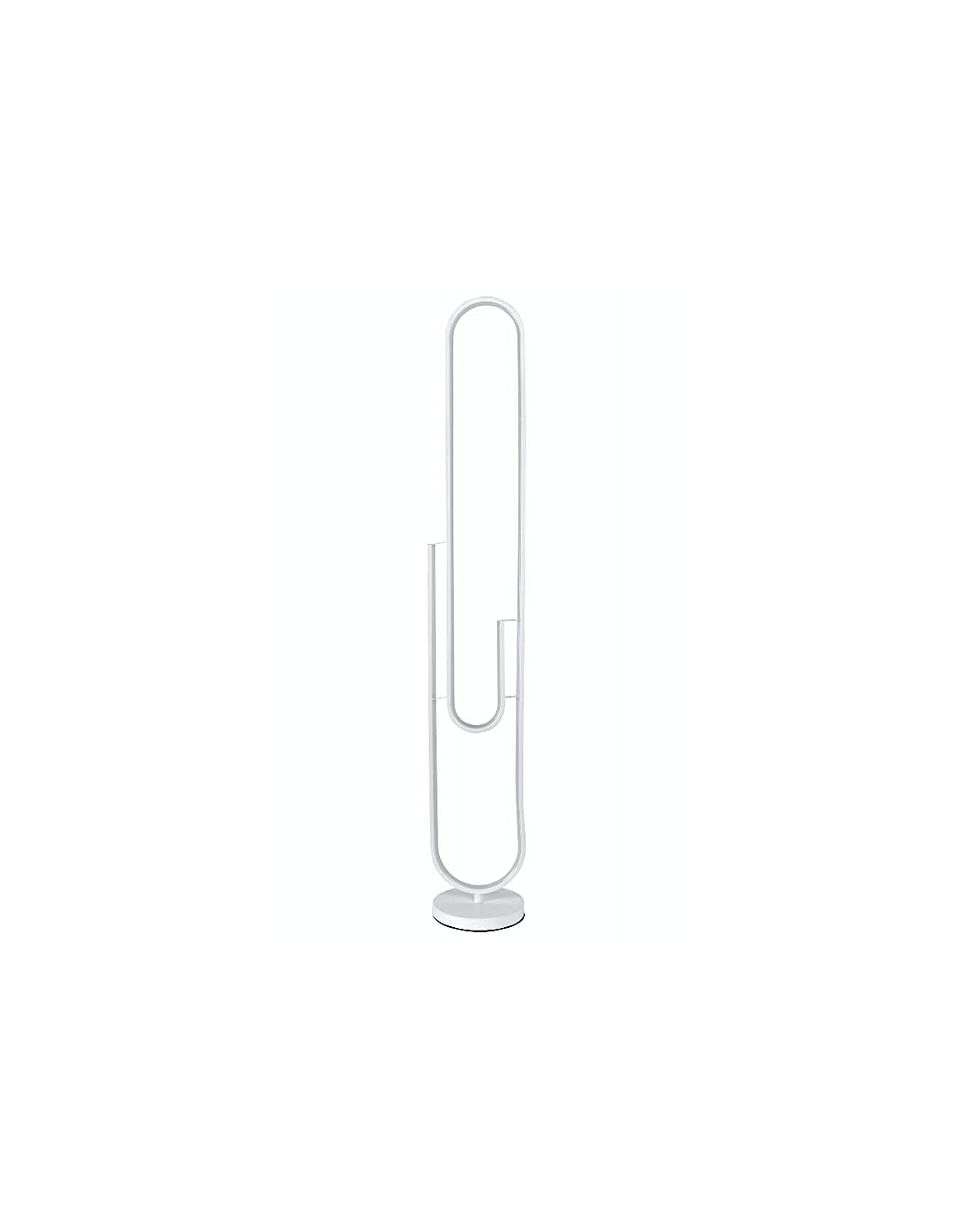 LAMPADA DA TERRA 20928 CLIP BIANCO H130CM METALLO