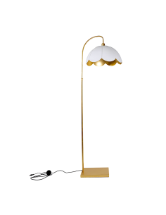 PIANTANA 143122 METALLO 57X50X180CM BIANCO/ORO