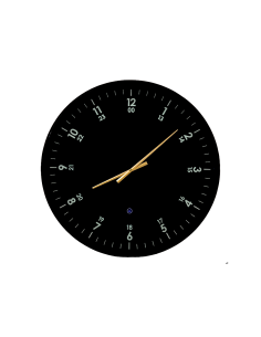 OROLOGIO PARETE 141867 VETRO 70CM CON LED