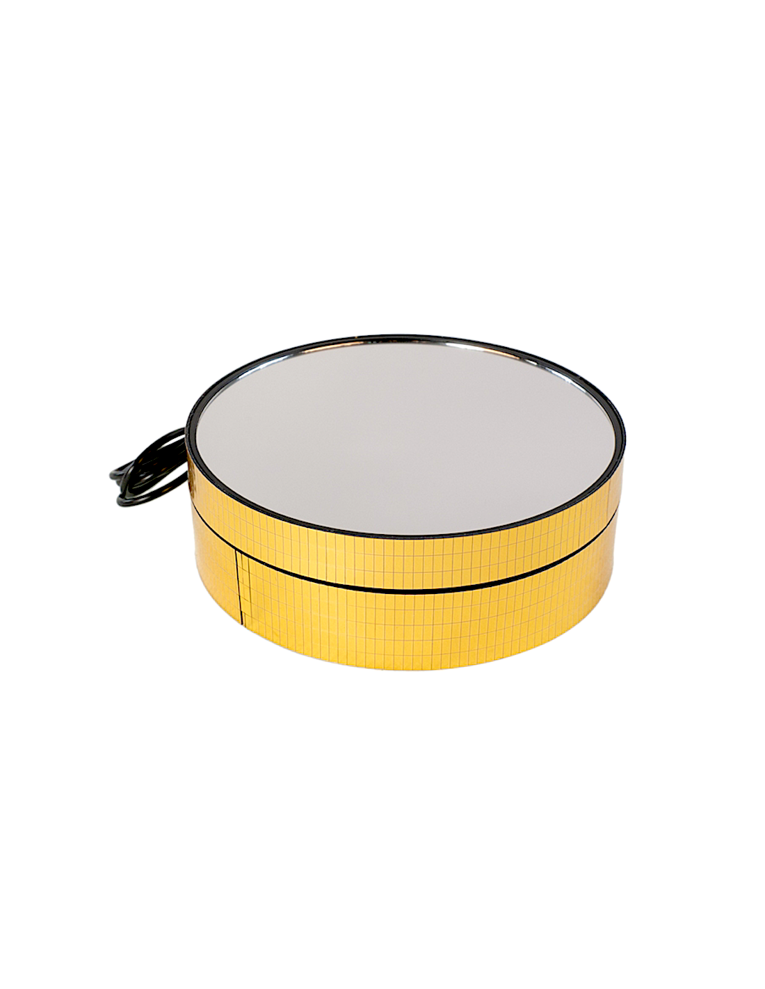 BASE GIREVOLE 140477 ORO 15CM CON SPECCHIO