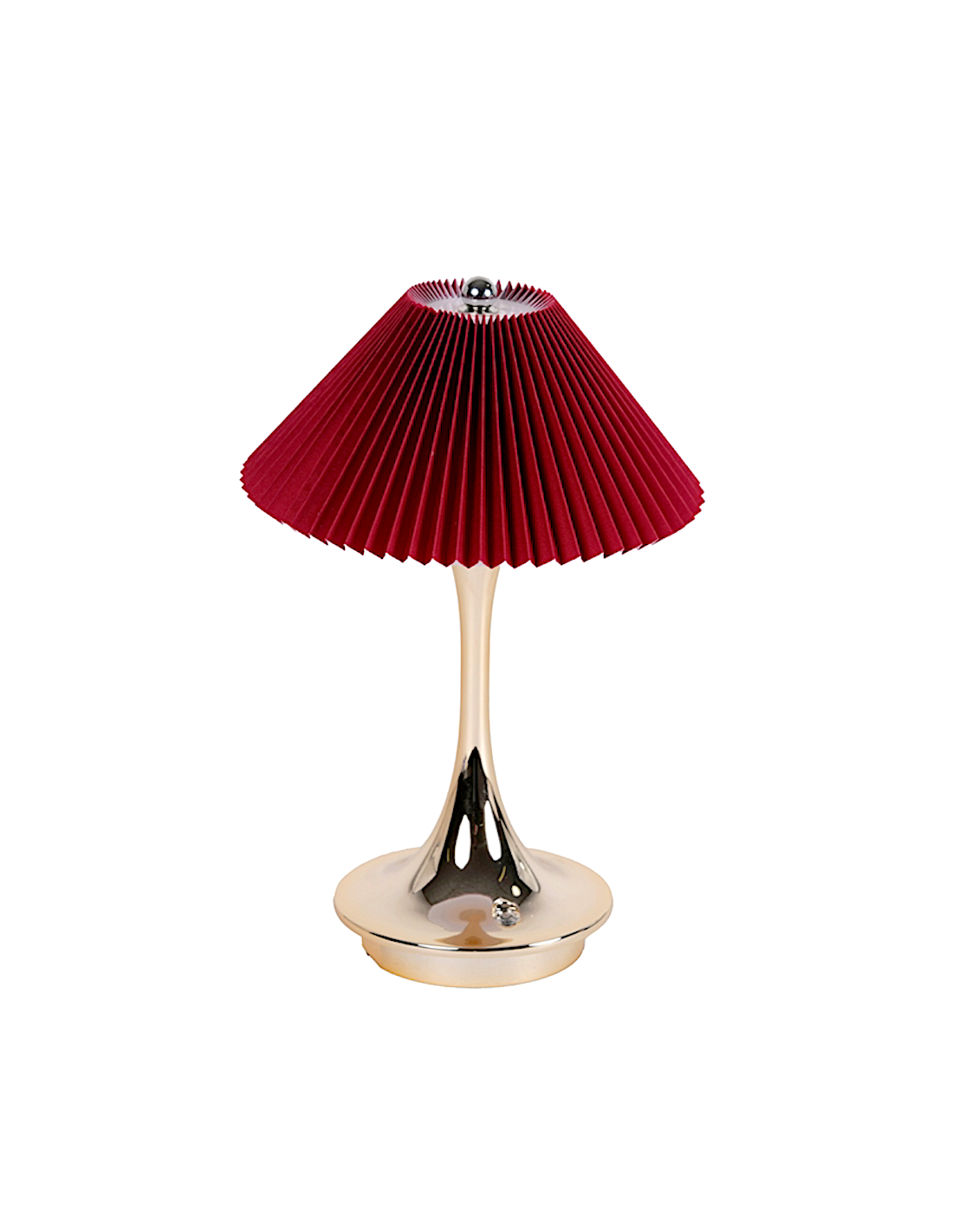 LAMPADA TAVOLO 143153 PVC 16X25CM BURGUNDY/ORO
