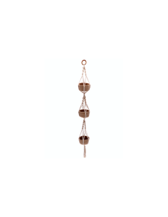 Fioriera 109751 Cotone con 3 vasi – 15 x 140 cm da appendere
