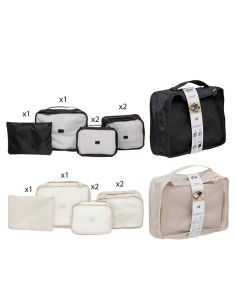 SET 6 BORSE VIAGGIO 209360 ALOHA ASSORTITO POLIESTERE