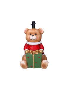 BASE ALBERO ORSETTO ROSSO 35X31X57CM