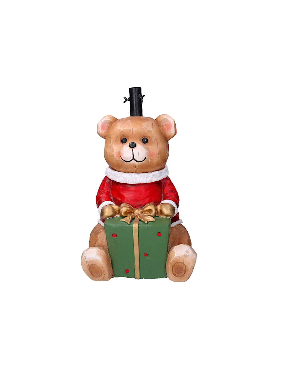 BASE ALBERO ORSETTO ROSSO 35X31X57CM