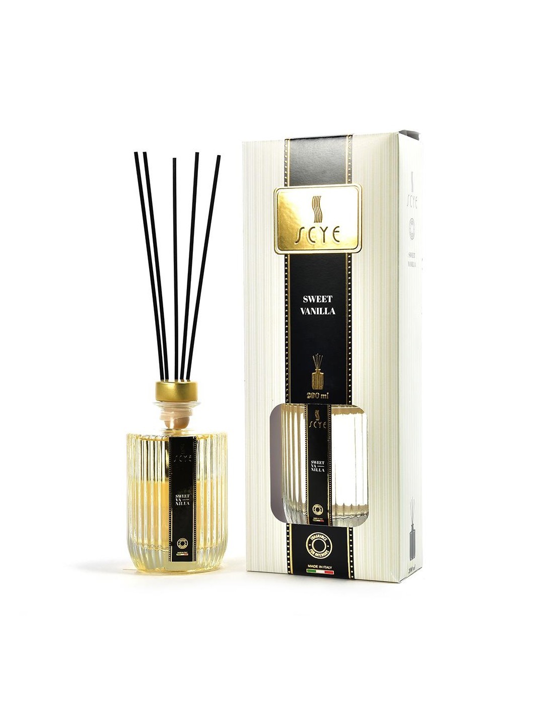 DIFFUSORE ESSENZA 200ML VANILLA SWEET CON BACCHETTE