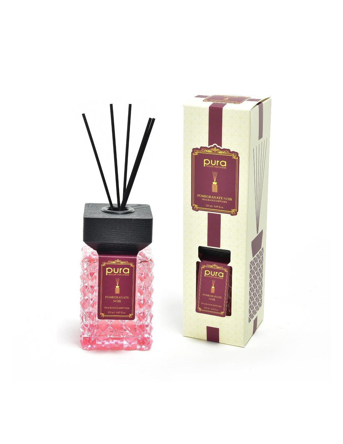 DIFFUSORE 02696 POMEGRANATE NOIR 120ML CON BACCHETTE