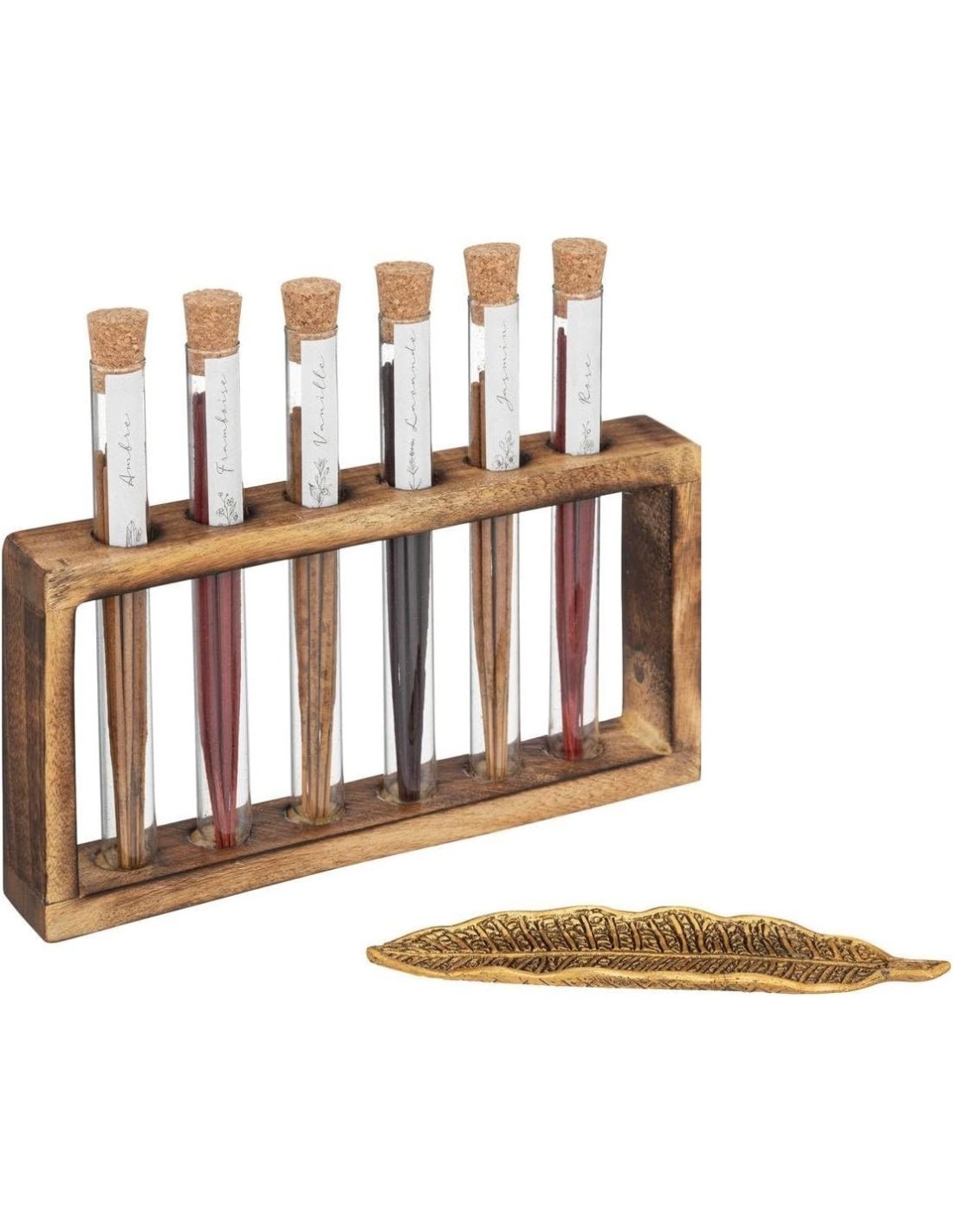 Scatola profumata Namasté con bastoncini di incenso e supporti – Atmosphera