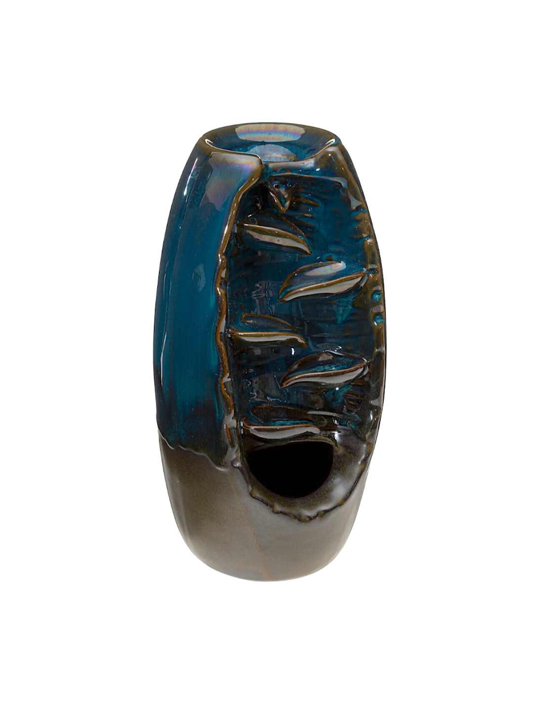 Bruciatore da incenso a fontana Blu 20x11 cm – Atmosphera