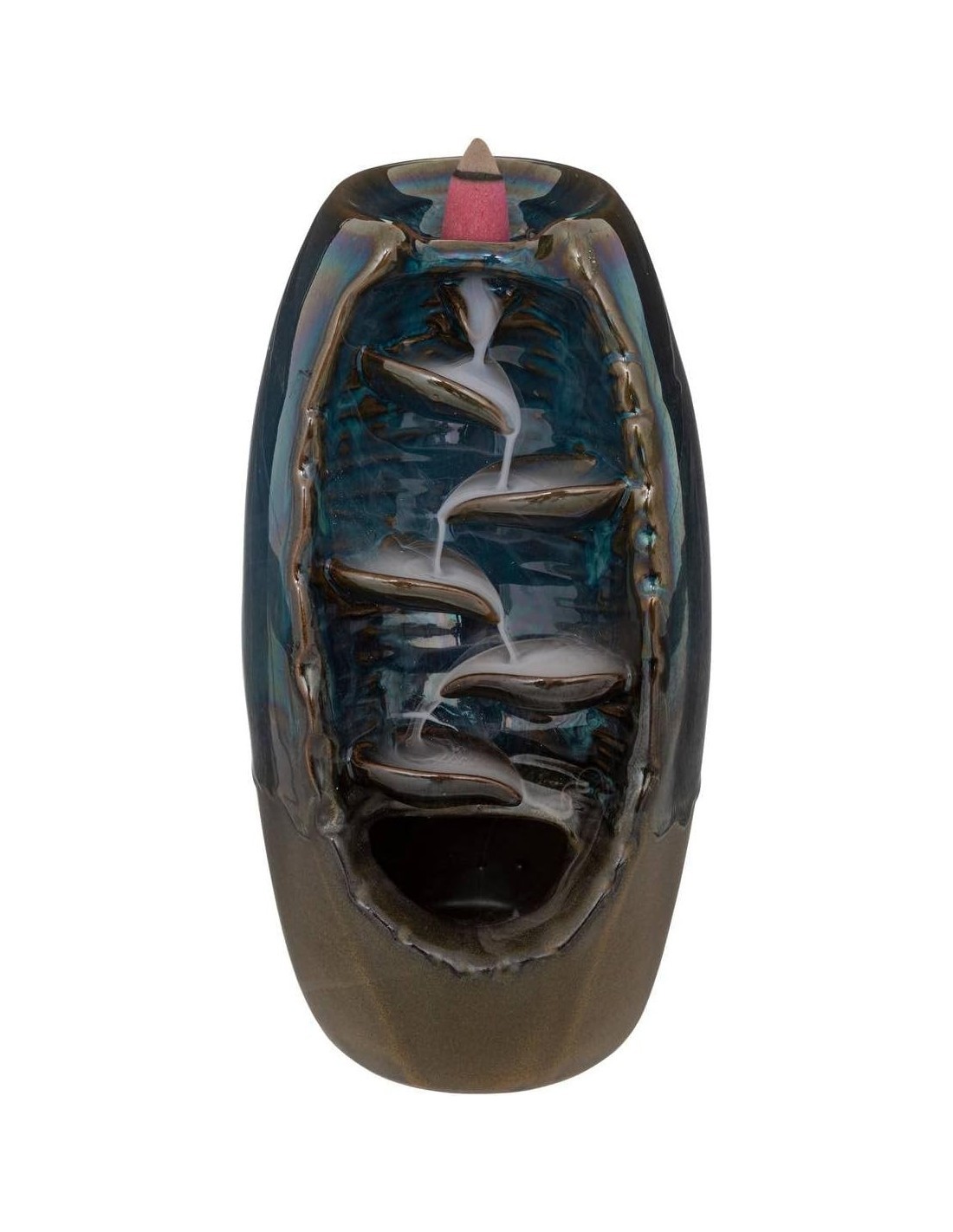 Bruciatore da incenso a fontana Blu 20x11 cm – Atmosphera