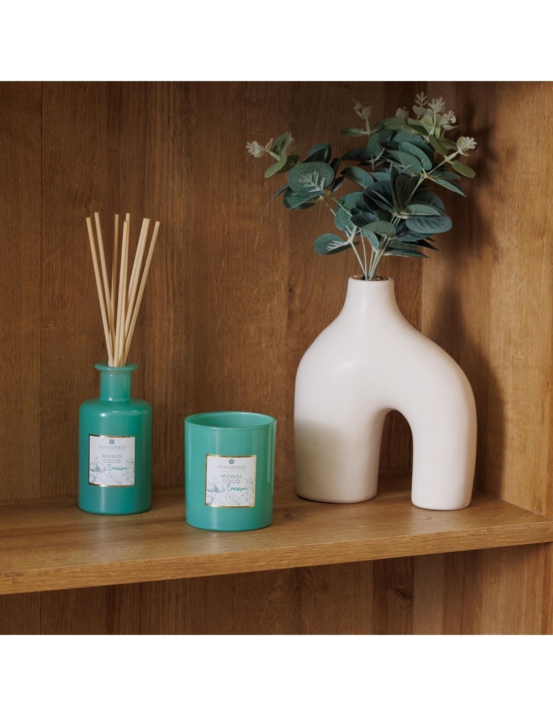 Diffusore di fragranza Maël Monoi di Cocco 200 ml in vetro – Atmosphera