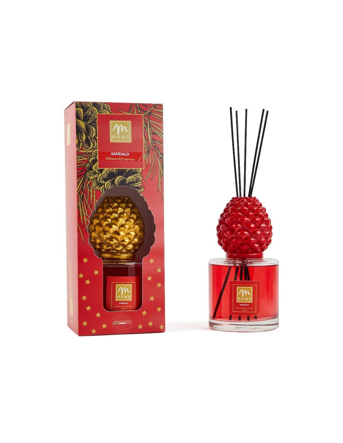 diffusore lola 500 ml sandalo con bacchette assortito