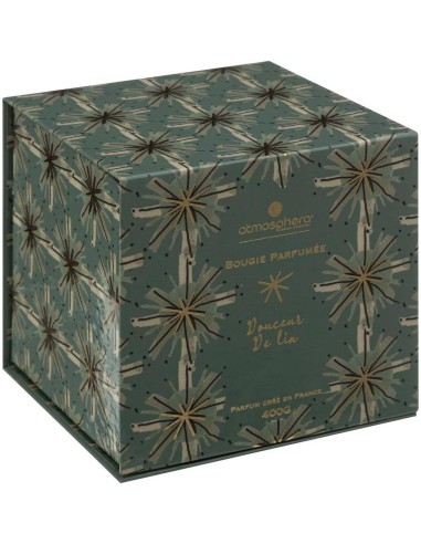 Candela profumata Plum Dolcezza di lino – Atmosphera 400 g