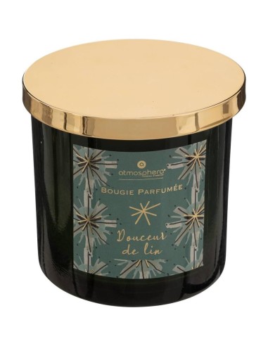 Candela profumata Plum Dolcezza di lino – Atmosphera 400 g