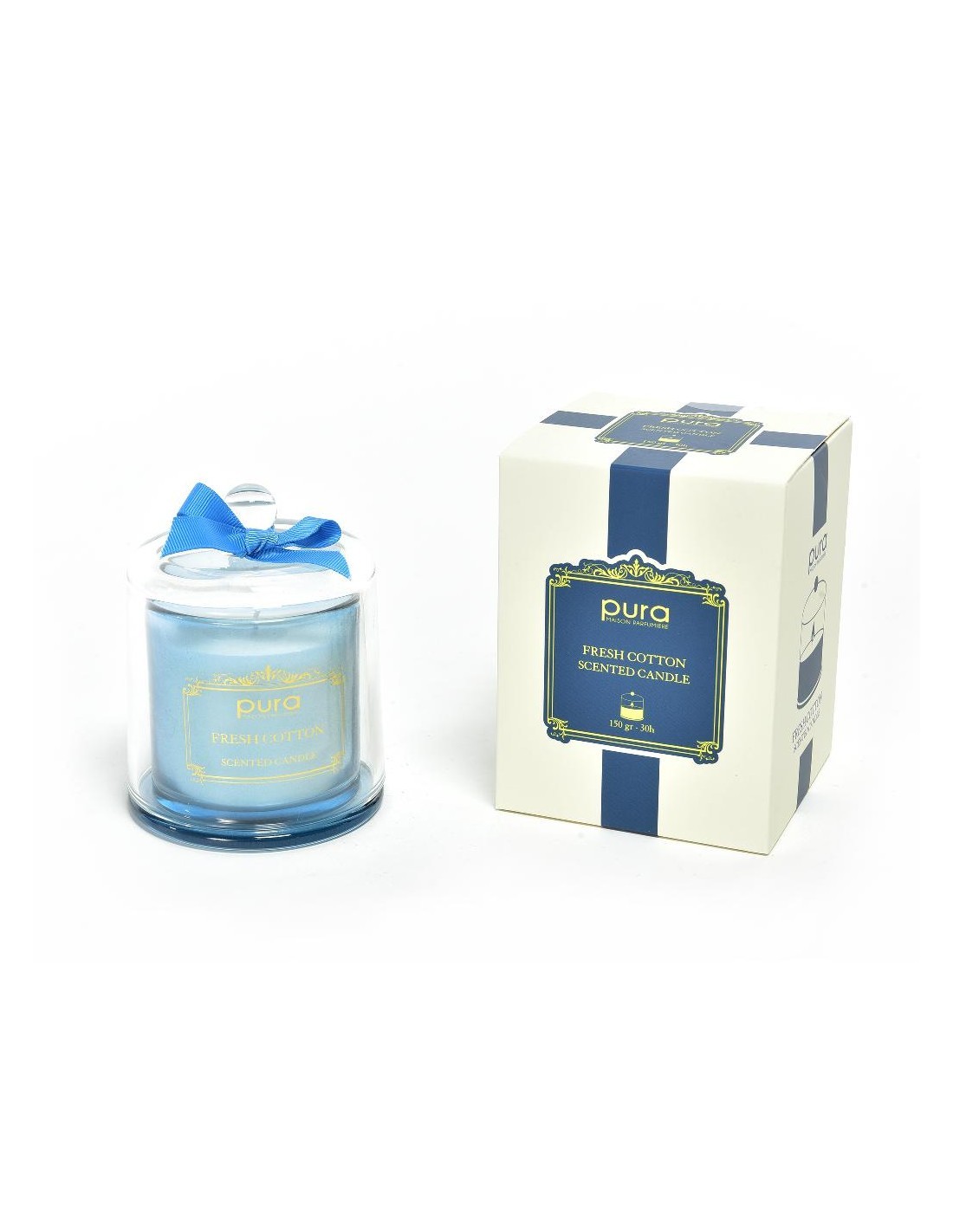 CANDELA 02894 FRESH COTTON 150GR CAMPANA VETRO