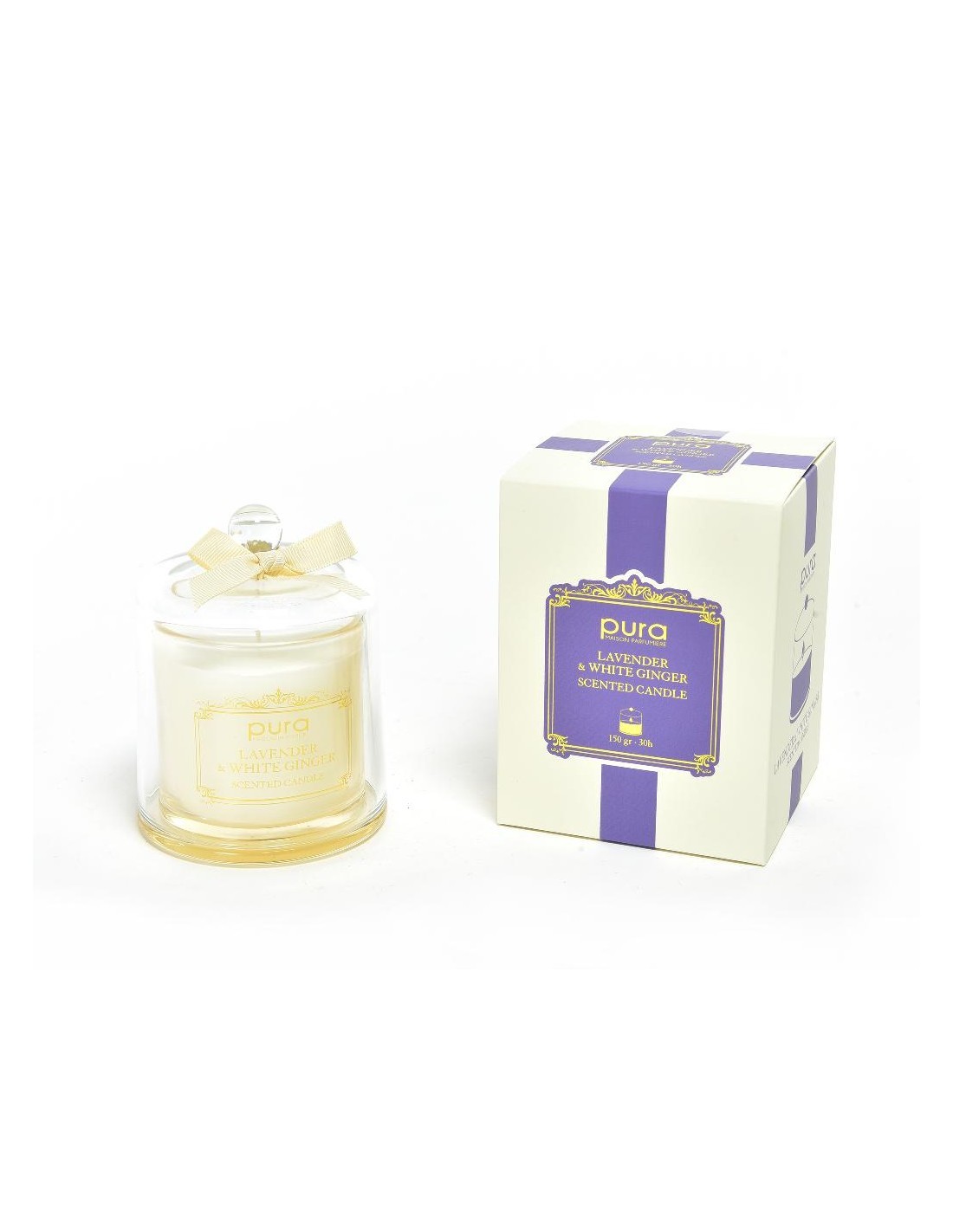 CANDELA 02863 LAVENDER GINGER CAMPANA VETRO