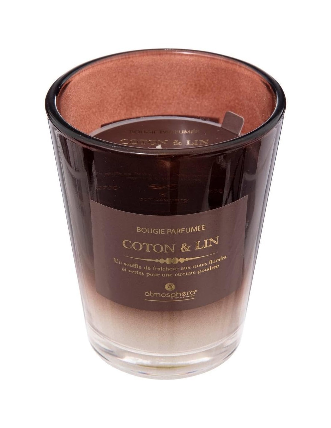 Candela profumata Alma Cotone e Lino 270 g – Atmosphera