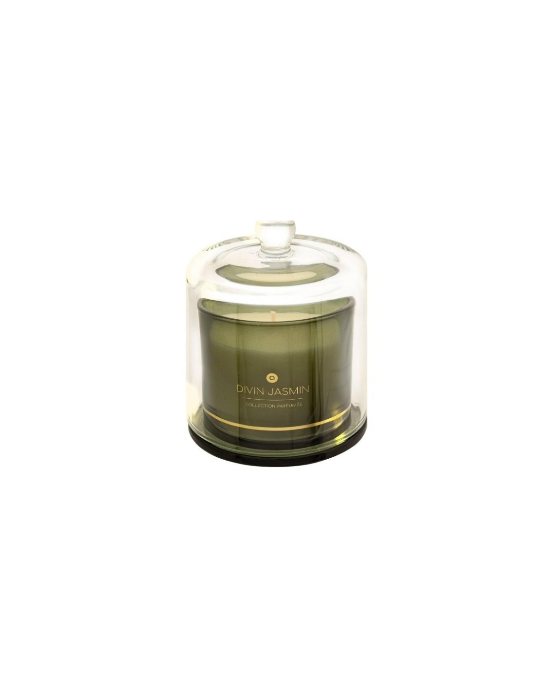 Candela profumata ILAE Jasmine 240g, Atmosphera, fragranza al gelsomino, design elegante, lunga durata, idea regalo sofisticata