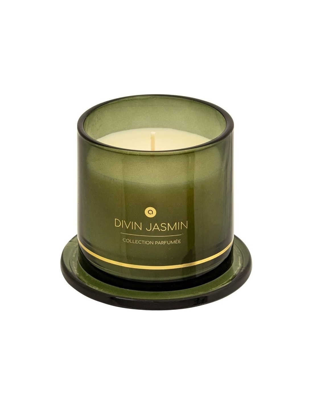 Candela profumata ILAE Jasmine 240g, Atmosphera, fragranza al gelsomino, design elegante, lunga durata, idea regalo sofisticata