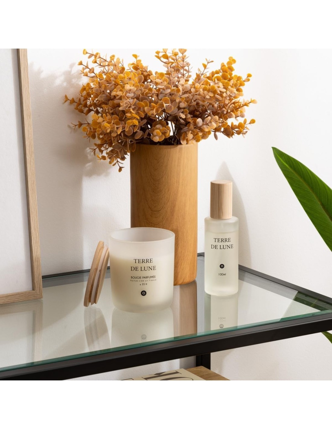 Candela profumata Terre de Lune Petali di Muschio 255 g – Atmosphera