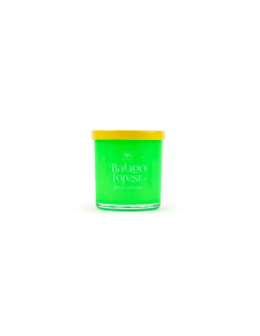 CANDELA FLUO 21843 VERDE 170GR VETRO CON COPERCHIO