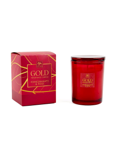 candela profumata pomegranate 400 g in vetro