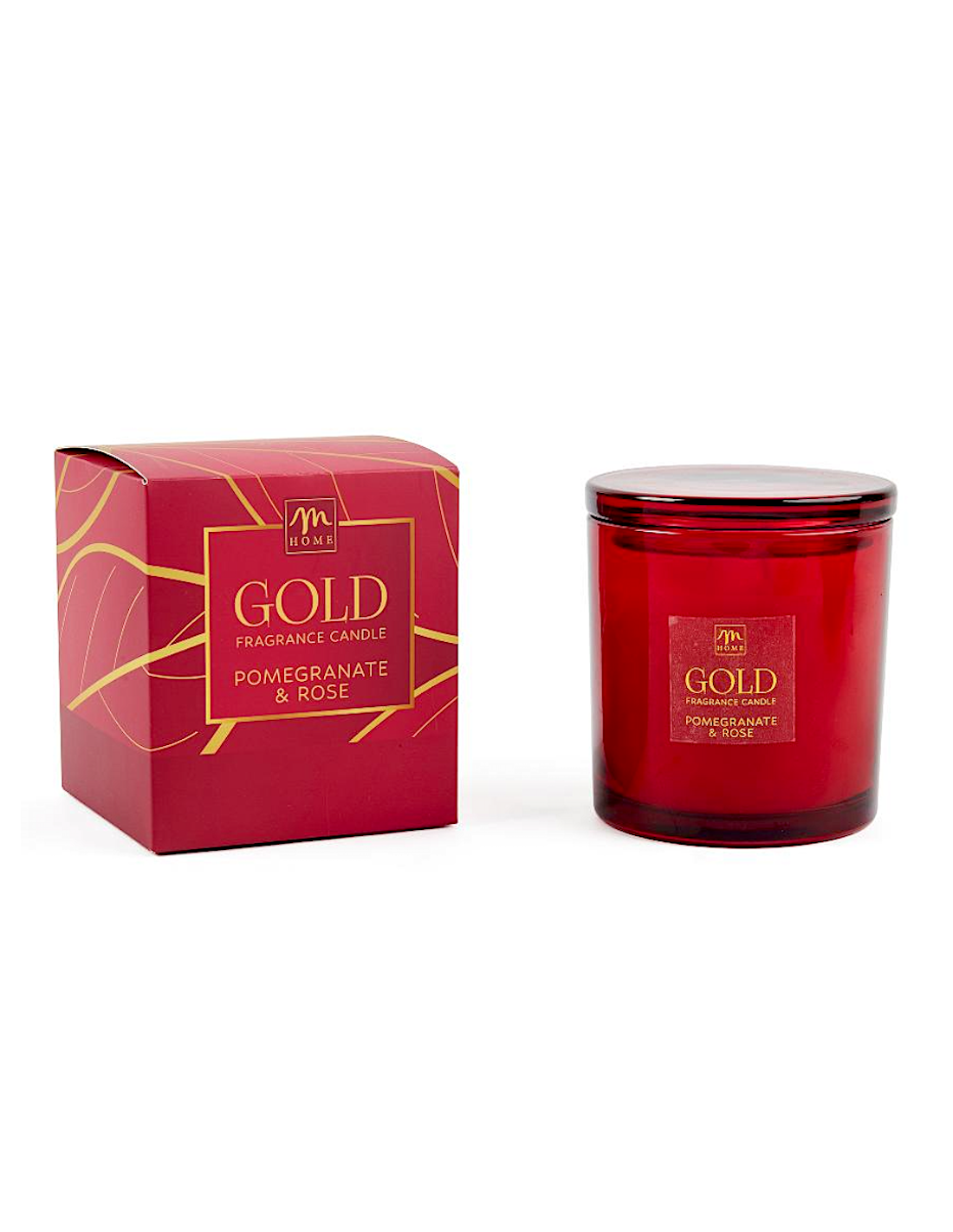 candela profumata pomegranate 330 g in vetro