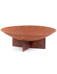 BRACIERE 0782459 NEBRASKA RUGGINE 73X24CM