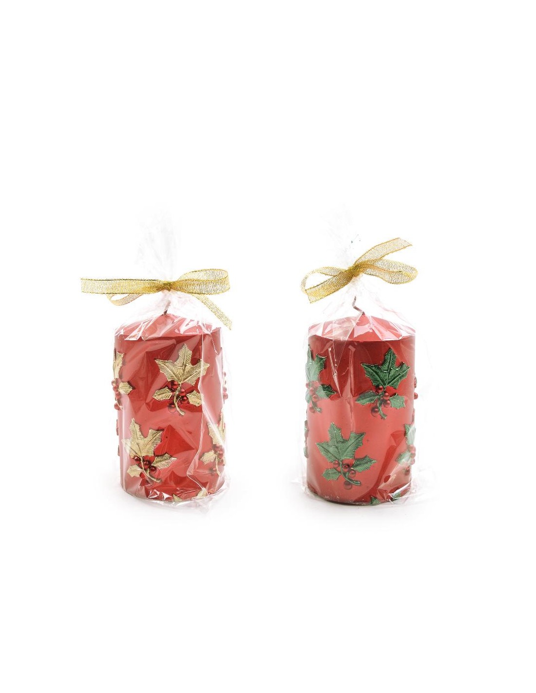 CANDELA PILLAR NATALIZIA 7X10,5CM ASSORTITO