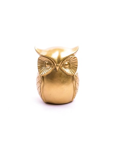 GUFO ORO POLIRESINA 9,5X10X11,5CM