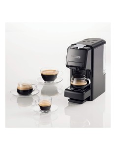 Macchina caffè espresso, compatibile capsule Nespresso, Dolce Gusto, cialde ESE, polvere, serbatoio 0,7L