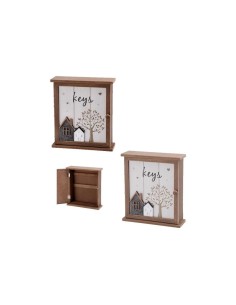 Armadietto Portachiavi in MDF, 22x8x25 cm, Modelli Assortiti 2