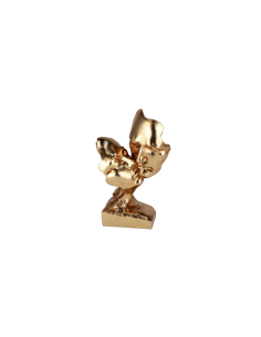 Ad Trend – Statua Viso in Resina Oro 15x7x25H cm