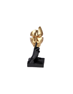 Decorazione in Resina Viso 13x11x31 cm