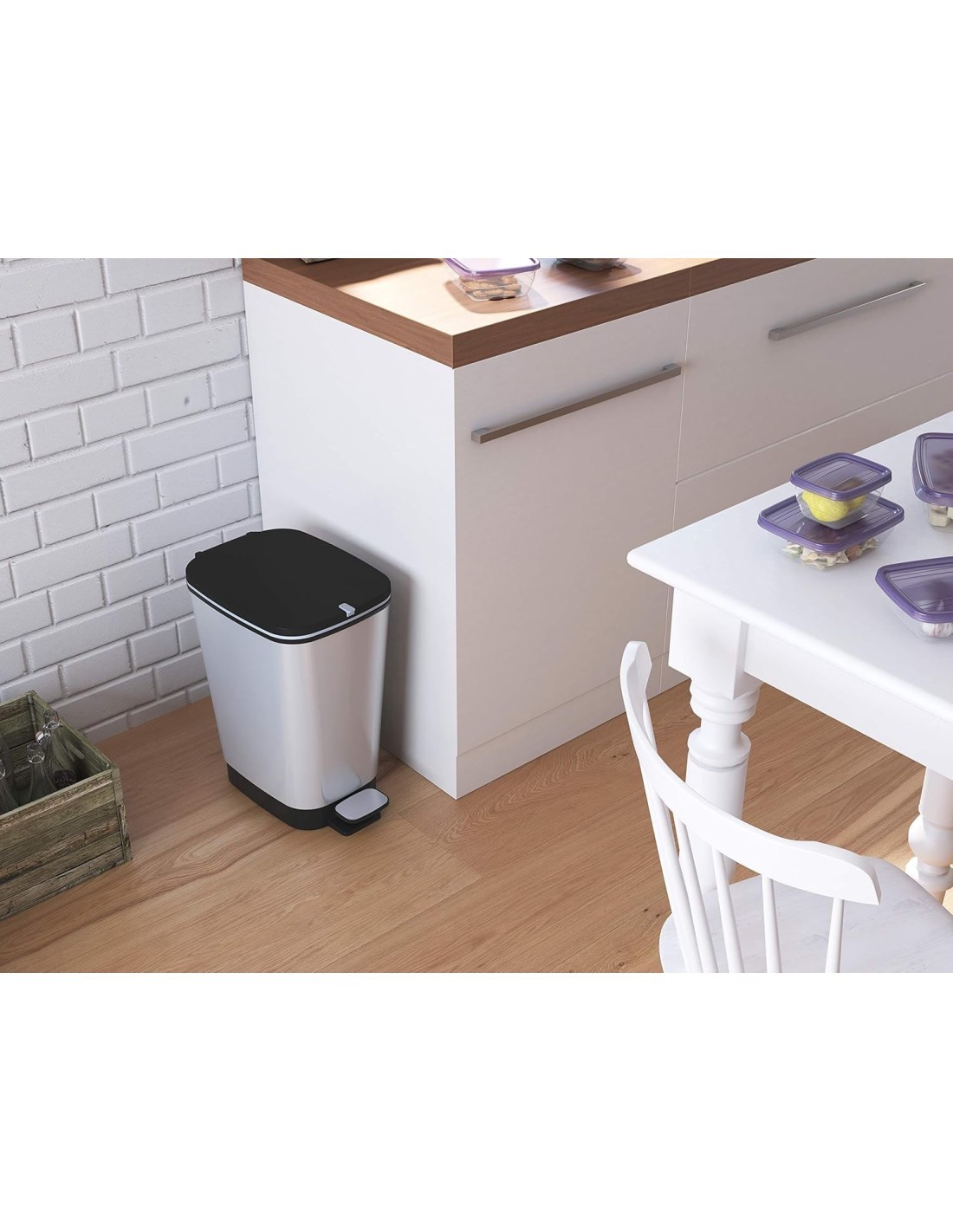 PATTUMIERA 1783 CHIC BIN 30LT ACCIAIO