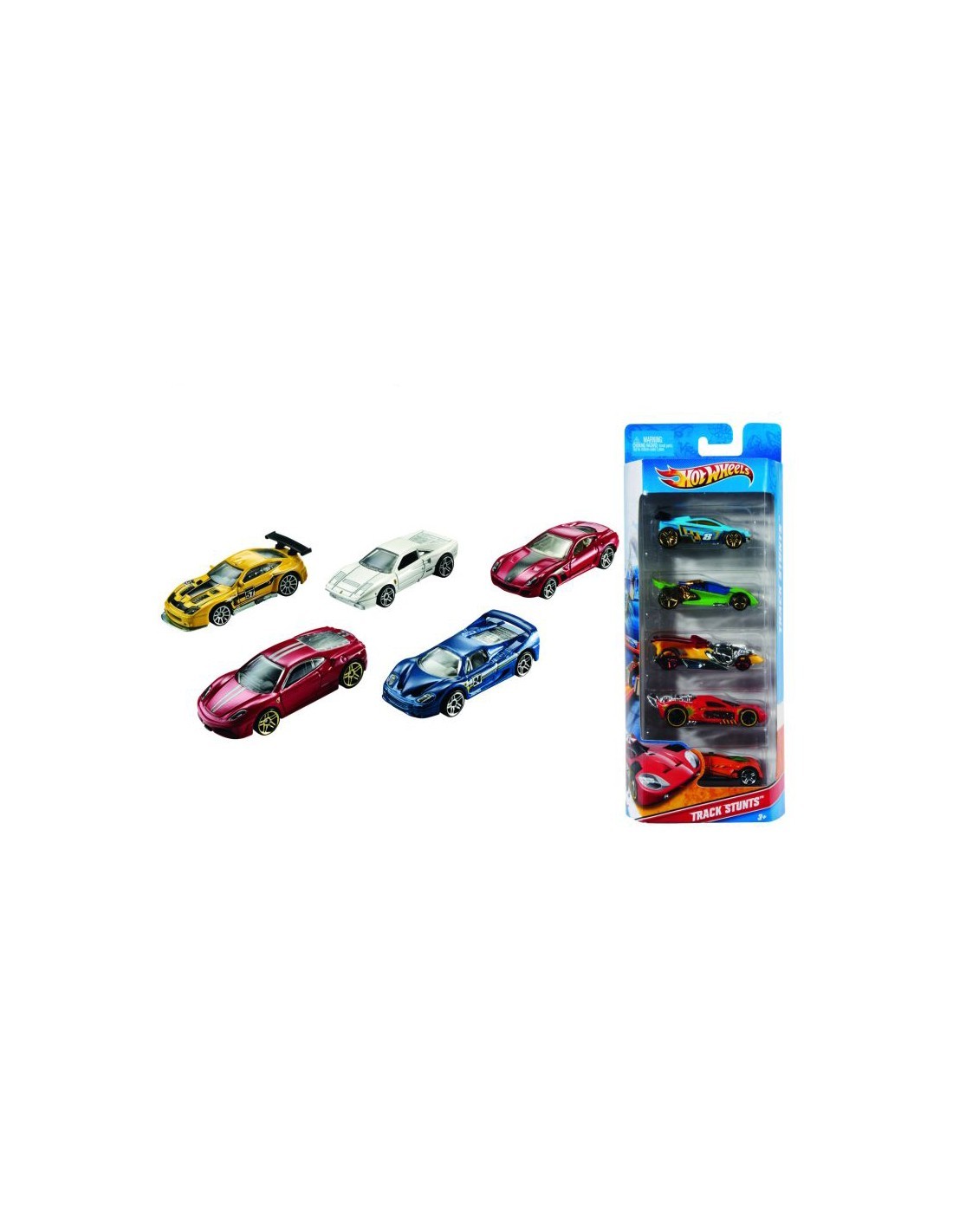 HOT WHEELS 1806 CONFEZIONE 5 AUTO MATTEL su TreG Ingrosso