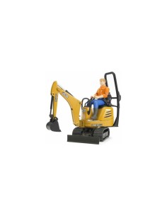 JCB MINI ESCAVATORE CON PERSONAGGIO 62002 BRUDER SPIELWAREN su TreG...
