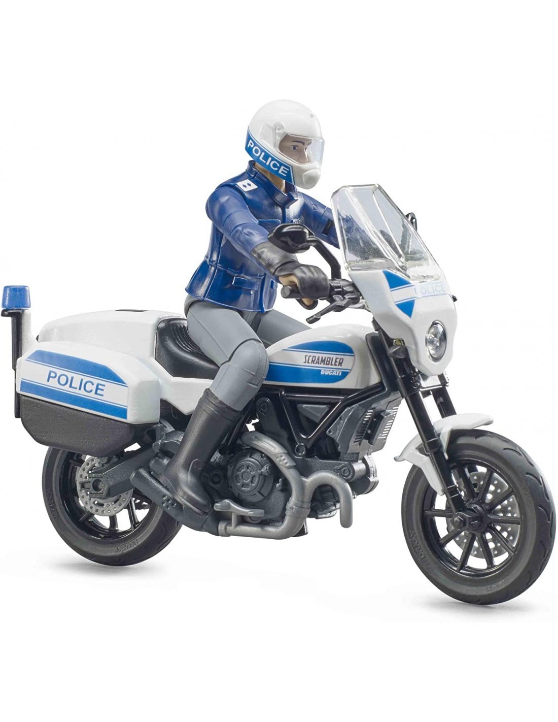 MOTO SCRAMBLER 62731 POLIZIA CON PERSONAGGIO su TreG Ingrosso