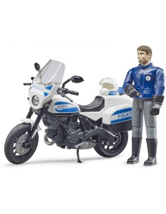 MOTO SCRAMBLER 62731 POLIZIA CON PERSONAGGIO su TreG Ingrosso
