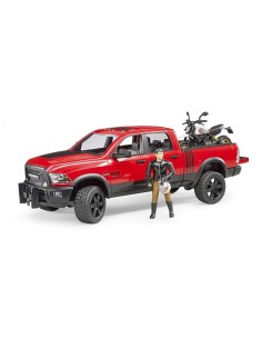 RAM 2500 POWER WAGON SCRAMBLER E PERSONAGGIO 02502 BRUDER SPIELWARE...